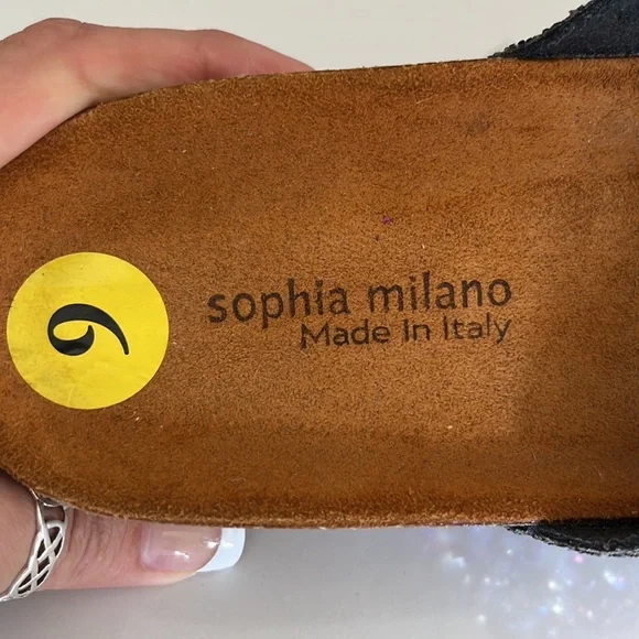 Sophia Milano leather thong sandals - Picture 2 of 8